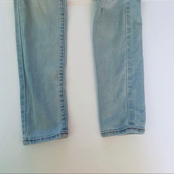 Washed out, distressed American Eagle Jeggings - Picture 4 of 8